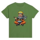 Naruto Eating Ramen Kids Crewneck T-shirt