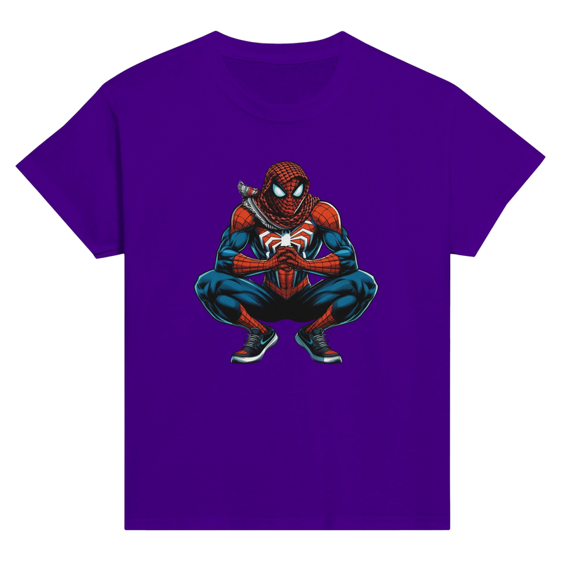 Spiderman Keffiyeh Suit Kids Crewneck T-shirt