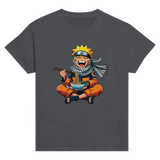 Naruto Eating Ramen Kids Crewneck T-shirt