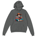 Luffy Eating Unisex Pullover Hoodie