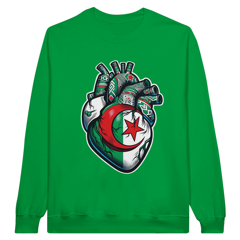 Algeria Heart Unisex Sweatshirt