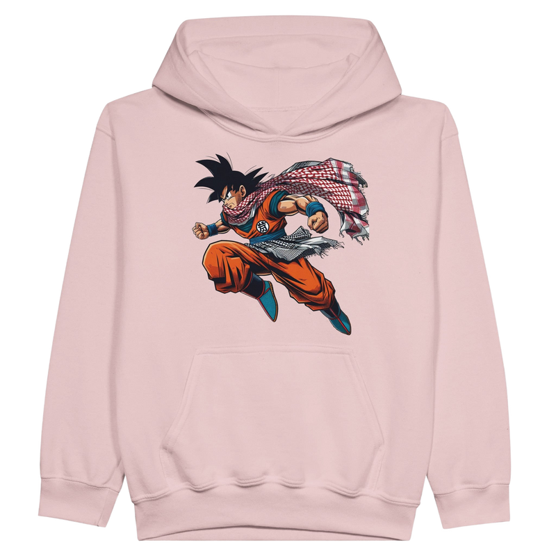 Goku W/Keffiyeh Kids Pullover Hoodie