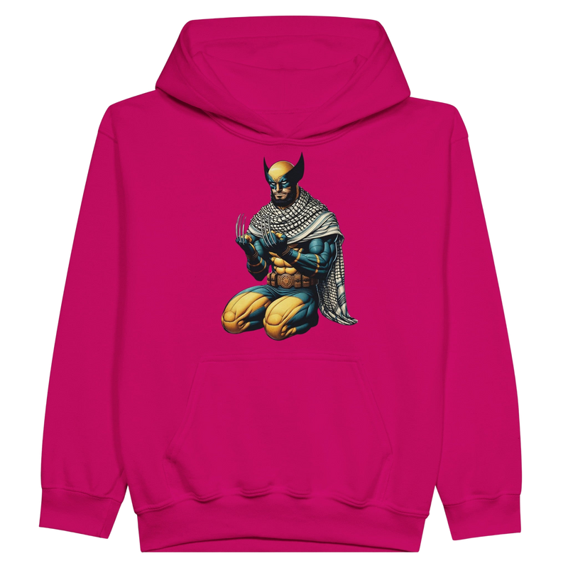 Wolverine W/ Keffiyeh Kids Pullover Hoodie