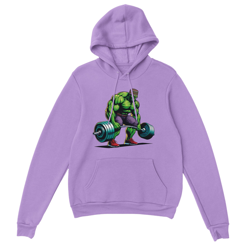 Hulk W/Kufi Deadlifting Premium Unisex Pullover Hoodie