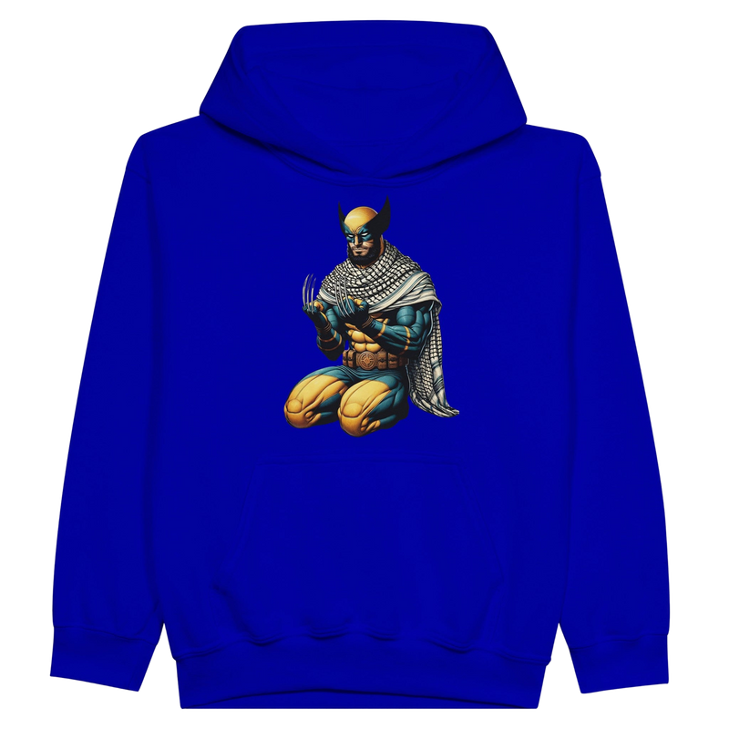 Wolverine W/ Keffiyeh Kids Pullover Hoodie