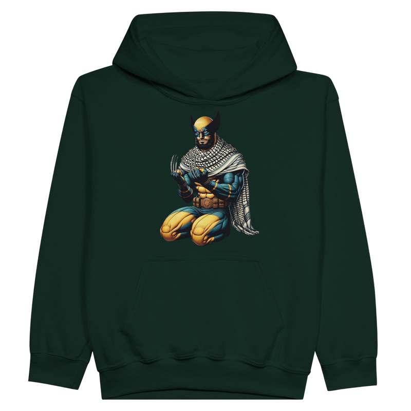 Wolverine W/ Keffiyeh Kids Pullover Hoodie