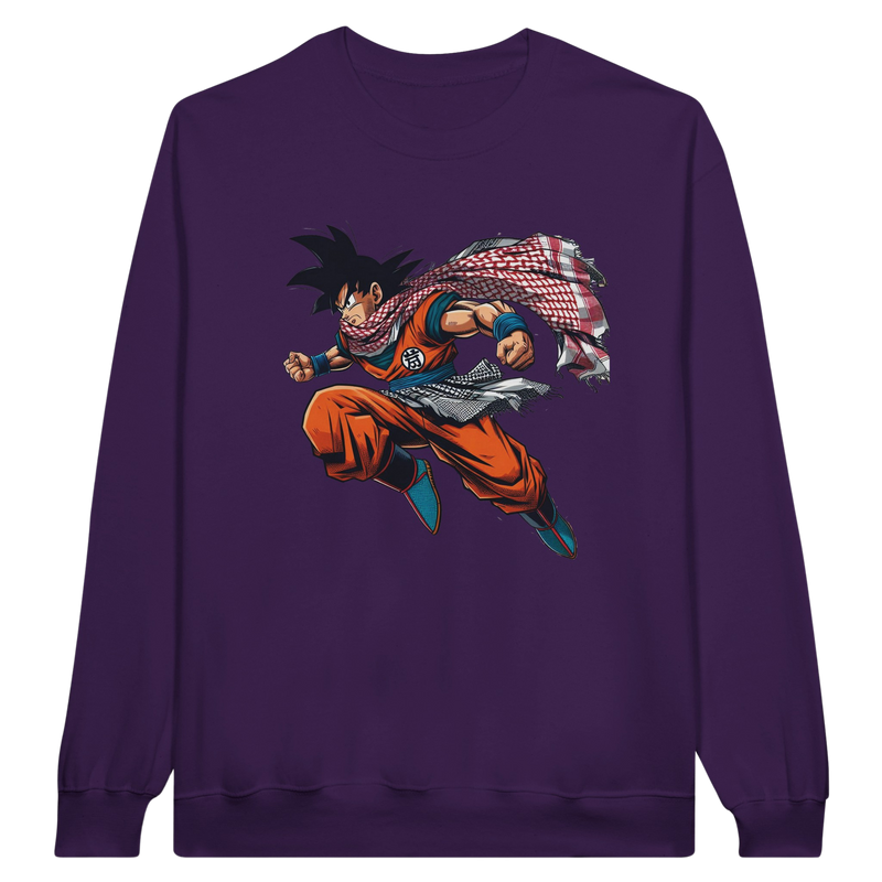 Goku W/Keffiyeh Unisex Crewneck Sweatshirt