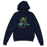 Hulk W/Kufi Deadlifting Premium Unisex Pullover Hoodie