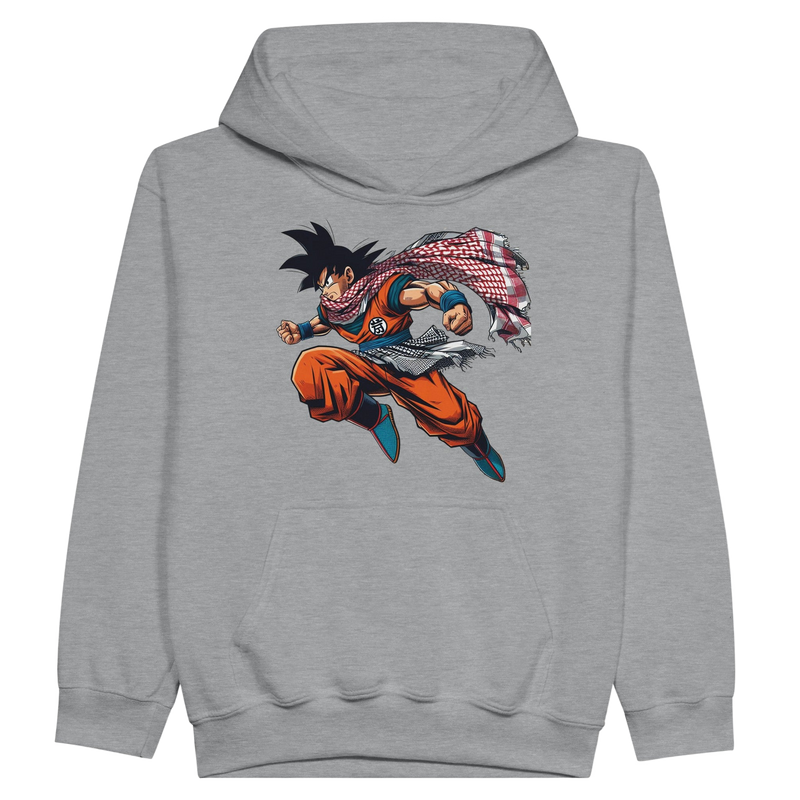 Goku W/Keffiyeh Kids Pullover Hoodie