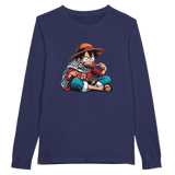 Luffy Eating Unisex Long Sleeve T-shirt