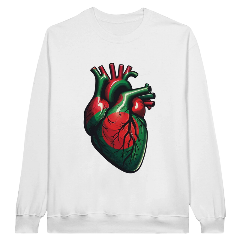 Bangladesh Heart Unisex Sweatshirt