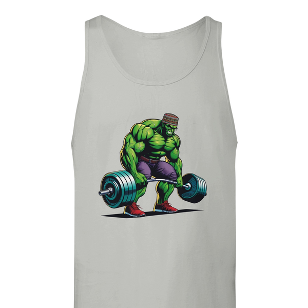 Hulk W/Kufi Deadlifting Unisex Tank Top