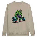 Hulk W/Kufi Deadlifting Unisex Crewneck Sweatshirt