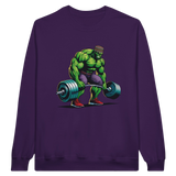 Hulk W/Kufi Deadlifting Unisex Crewneck Sweatshirt