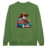 Luffy Breaking Fast Unisex Crewneck Sweatshirt