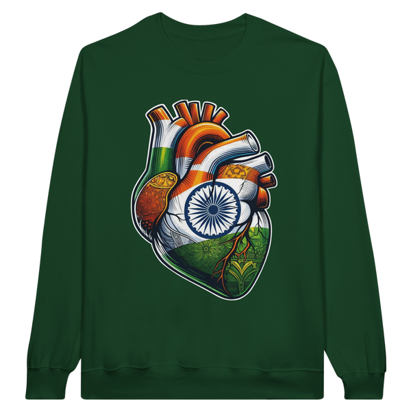 India Heart Unisex Sweatshirt