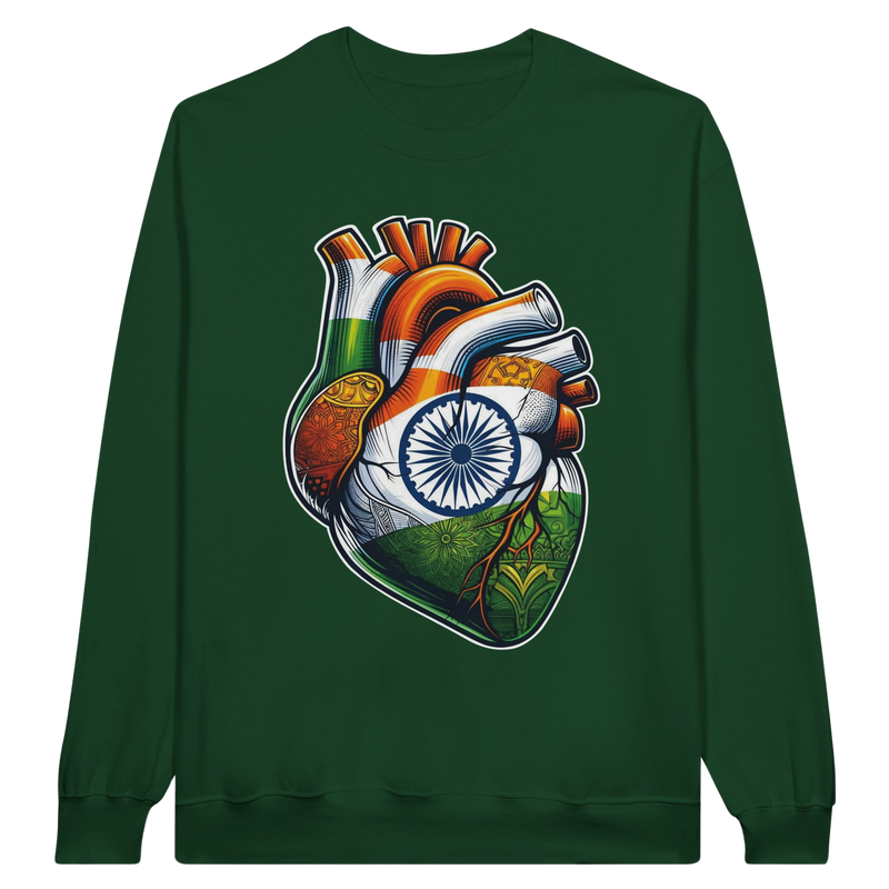 India Heart Unisex Sweatshirt