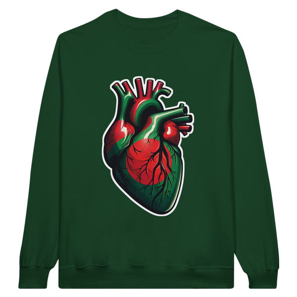 Bangladesh Heart Unisex Sweatshirt