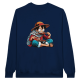 Luffy Breaking Fast Unisex Crewneck Sweatshirt