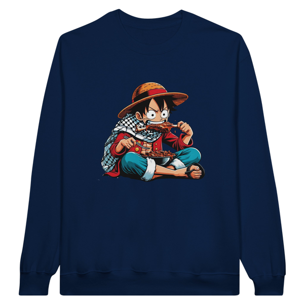 Luffy Breaking Fast Unisex Crewneck Sweatshirt