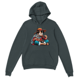 Luffy Eating Unisex Pullover Hoodie