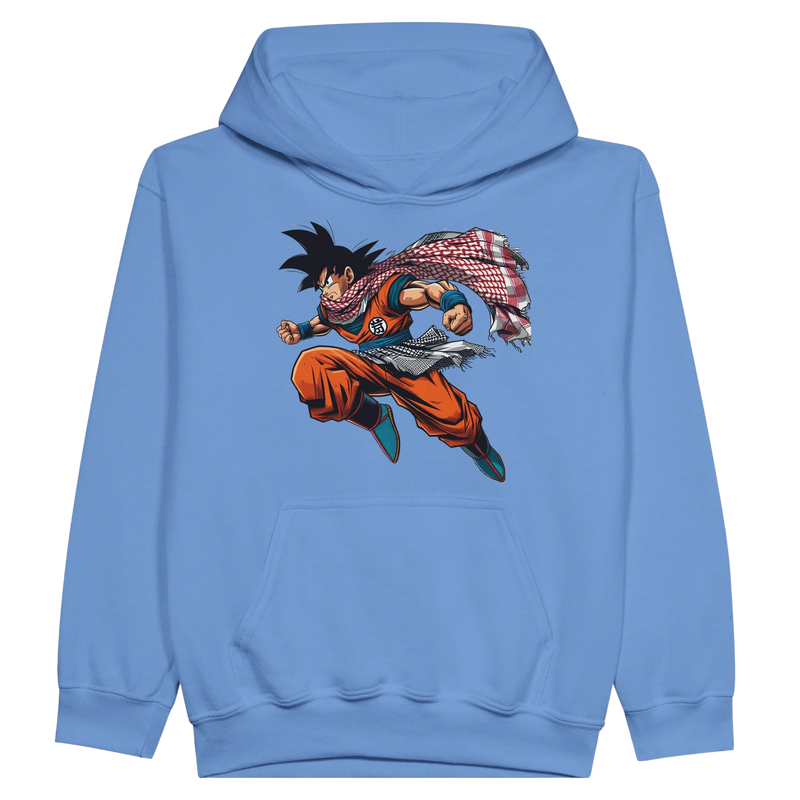 Goku W/Keffiyeh Kids Pullover Hoodie