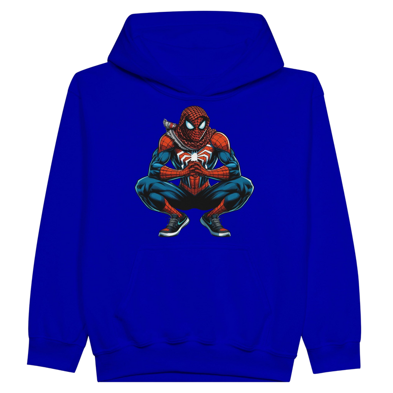 Spiderman Keffiyeh Suit Kids Pullover Hoodie