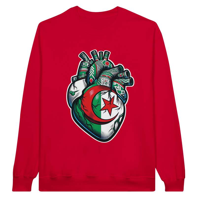 Algeria Heart Unisex Sweatshirt