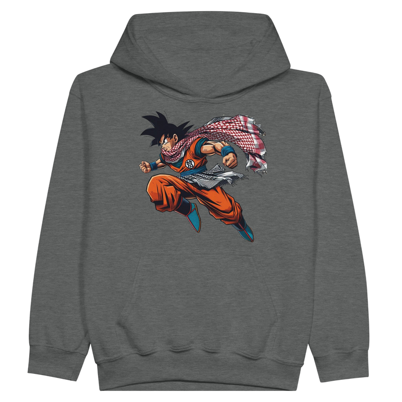 Goku W/Keffiyeh Kids Pullover Hoodie