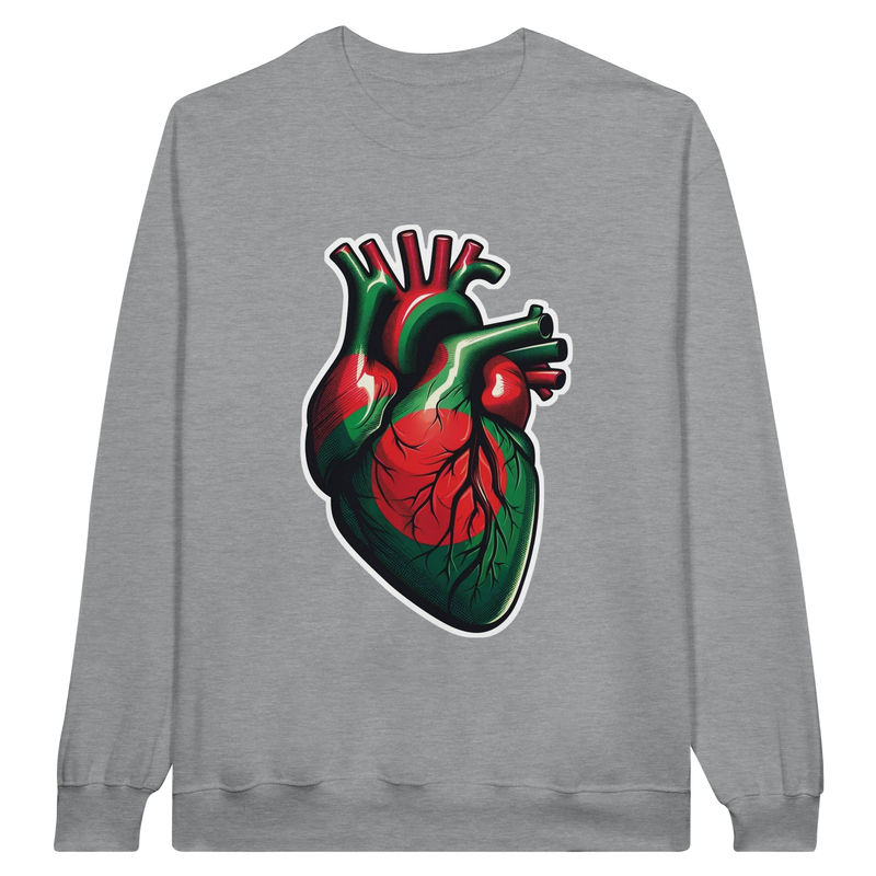 Bangladesh Heart Unisex Sweatshirt