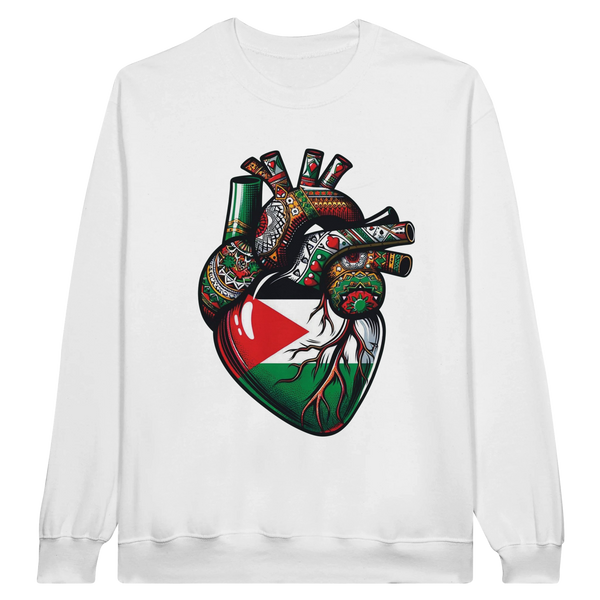 Palestine Heart Unisex Sweatshirt