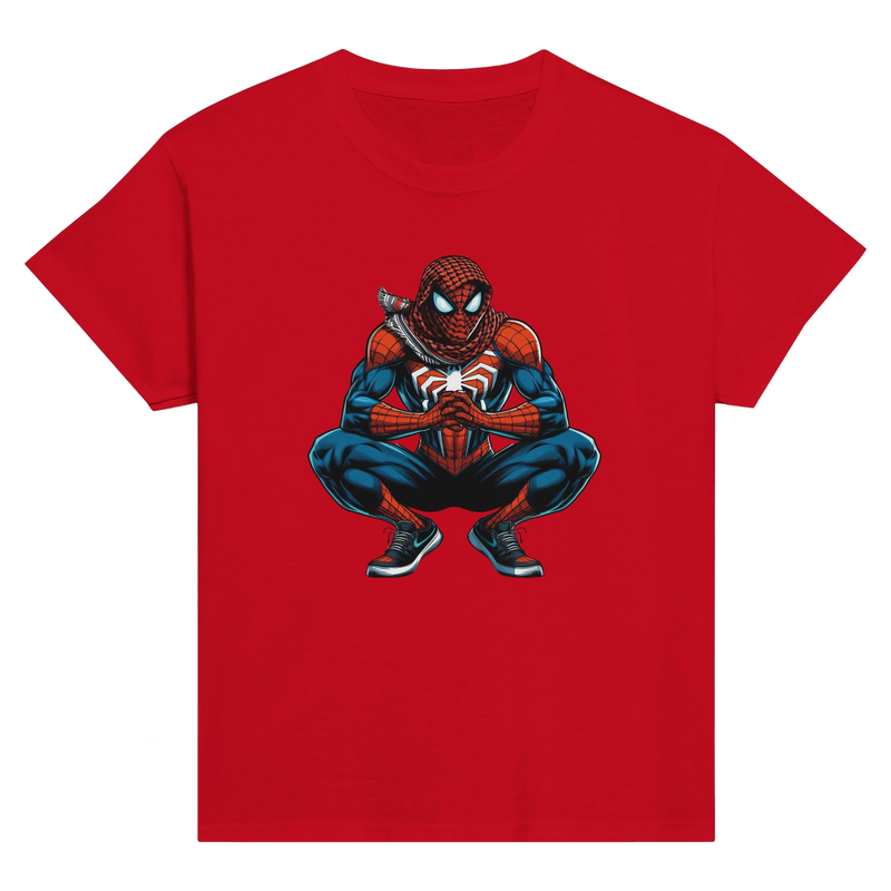 Spiderman Keffiyeh Suit Kids Crewneck T-shirt