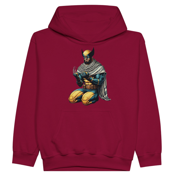 Wolverine W/ Keffiyeh Kids Pullover Hoodie