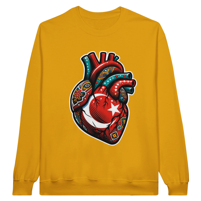 Turkiye Heart Unisex Sweatshirt