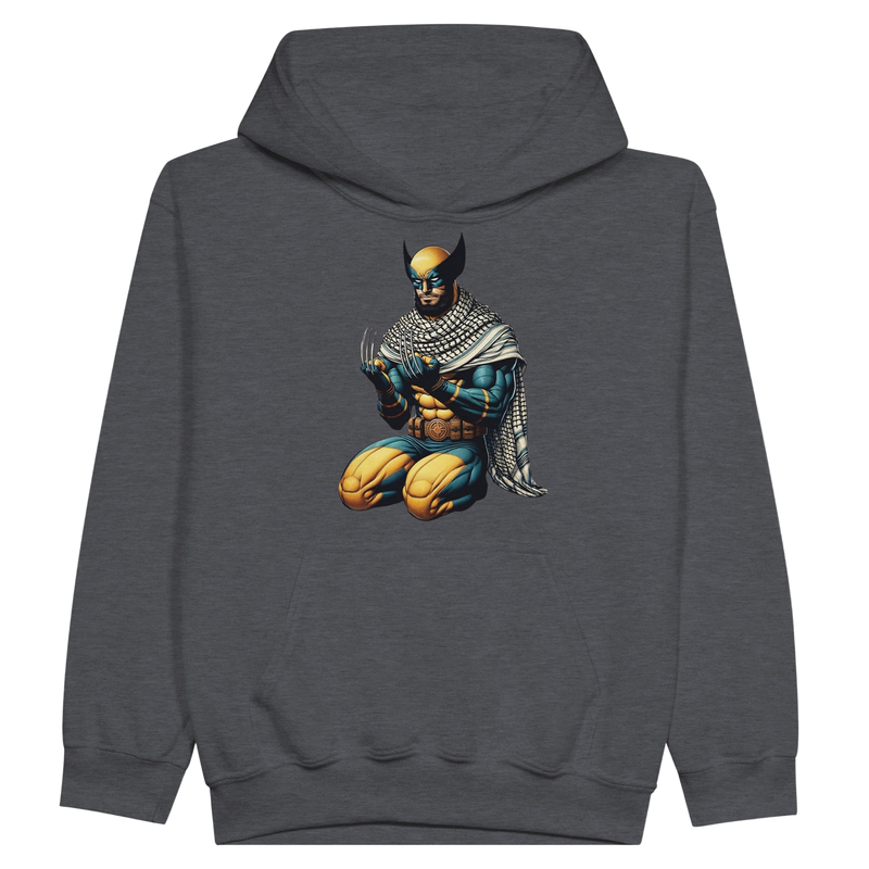 Wolverine W/ Keffiyeh Kids Pullover Hoodie