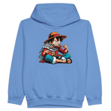 Luffy Eating Kids Pullover Hoodie