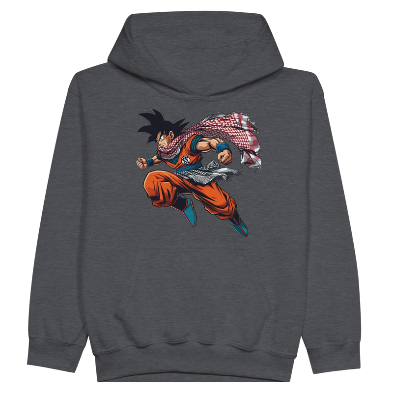 Goku W/Keffiyeh Kids Pullover Hoodie