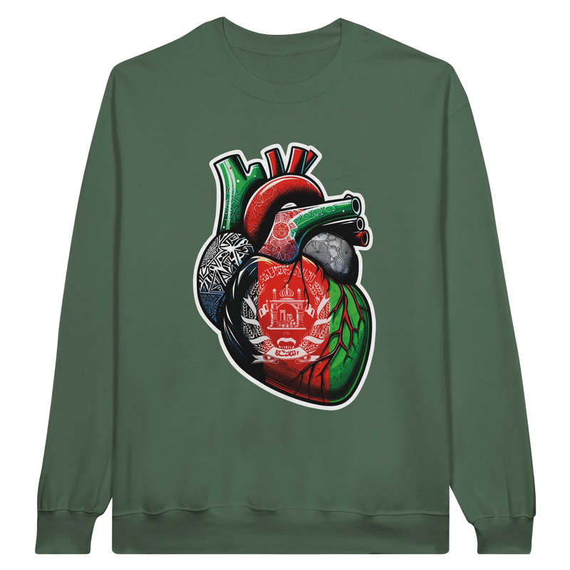 Afghanistan Heart Unisex Sweatshirt