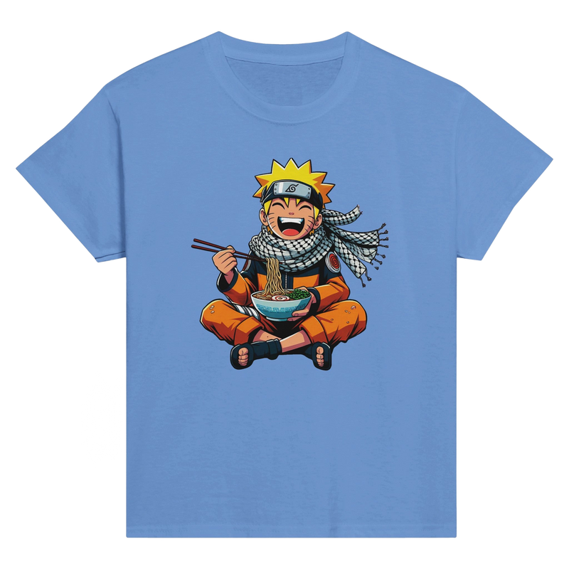 Naruto Eating Ramen Kids Crewneck T-shirt