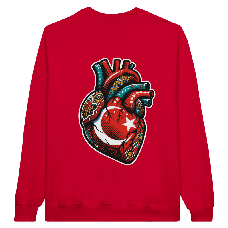 Turkiye Heart Unisex Sweatshirt