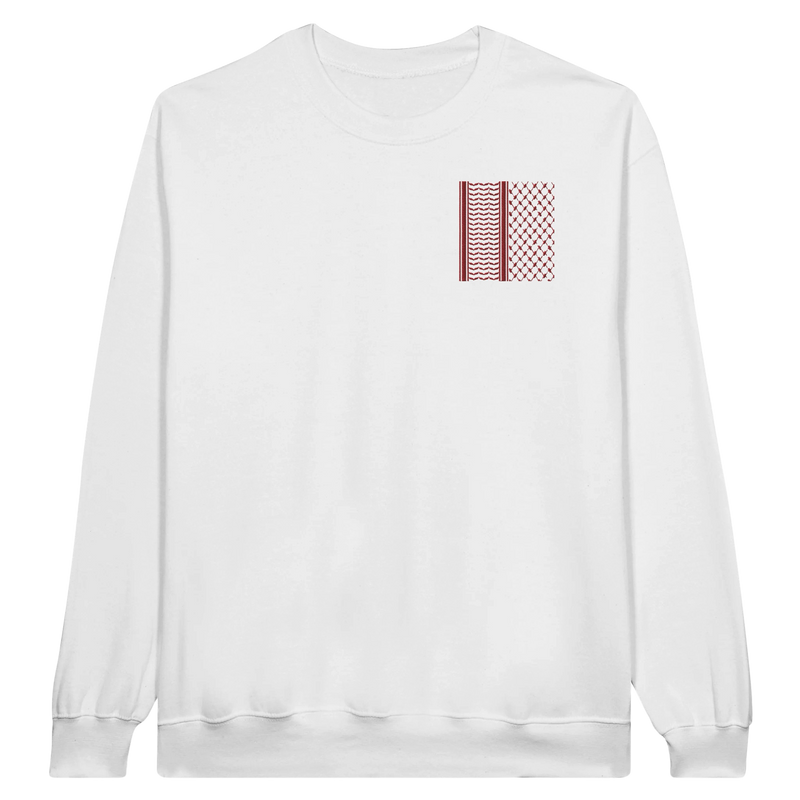 Keffiyeh Embroidered Unisex Sweatshirt