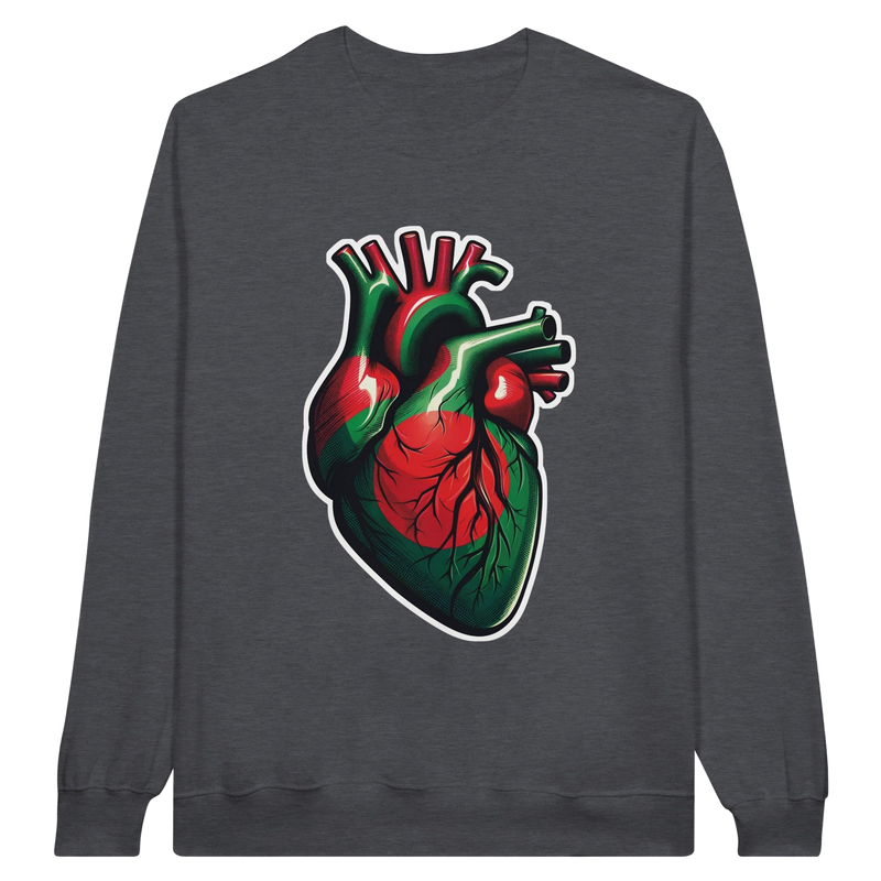 Bangladesh Heart Unisex Sweatshirt