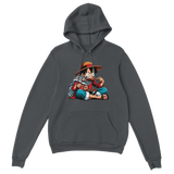 Luffy Eating Unisex Pullover Hoodie