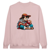 Luffy Breaking Fast Unisex Crewneck Sweatshirt