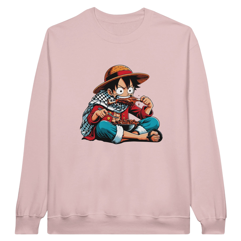 Luffy Breaking Fast Unisex Crewneck Sweatshirt