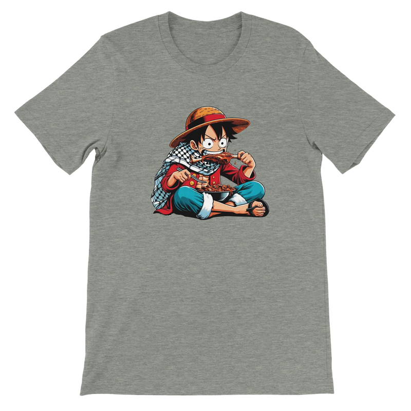 Luffy Eating Unisex Crewneck T-shirt