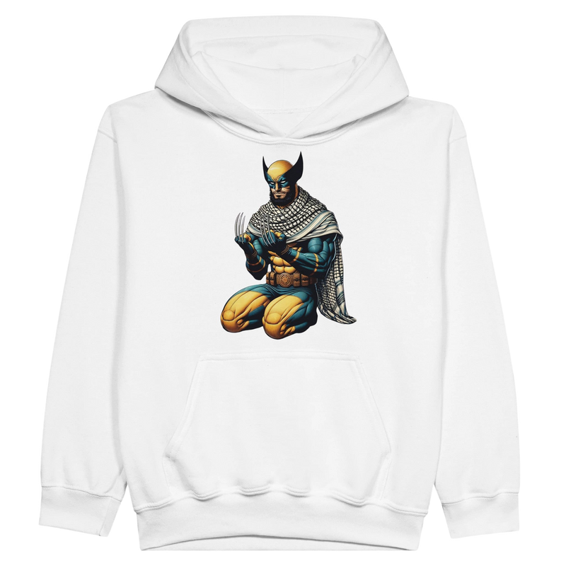 Wolverine W/ Keffiyeh Kids Pullover Hoodie