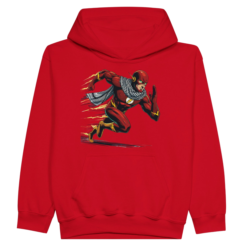 The Flash W/ Keffiyeh Kids Hoodie