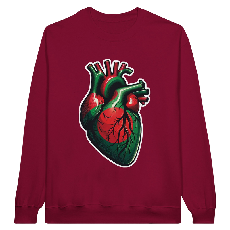 Bangladesh Heart Unisex Sweatshirt