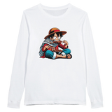 Luffy Eating Unisex Long Sleeve T-shirt